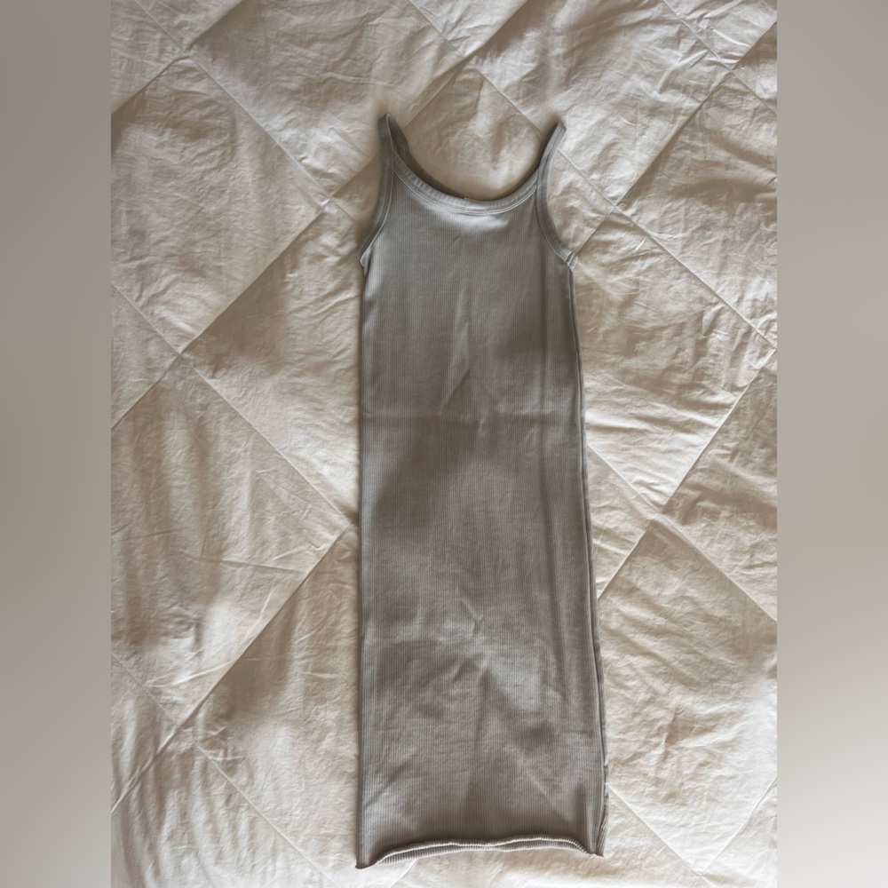 H&M midi ribbed dress